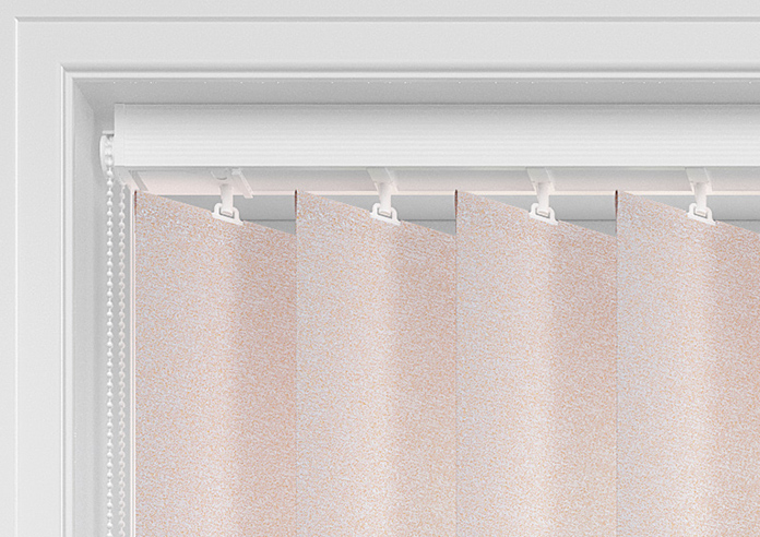 Shimmer (Blackout), Rose Gold - Vertical Blind - Image 11